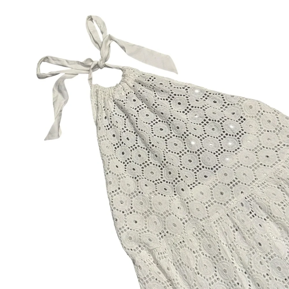 NWT Solid & Striped x REVOLVE Kai white Brule Leaf Eyelet maxi dress size xsmall - Picture 4 of 14